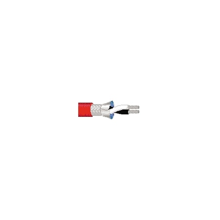 Belden Multi-Conductor Cable, TNC, 18 AWG, 2 C, Red, FEP, Stranded, 300V AC, Indoor/Outdoor, 5000 ft 83652 0025000